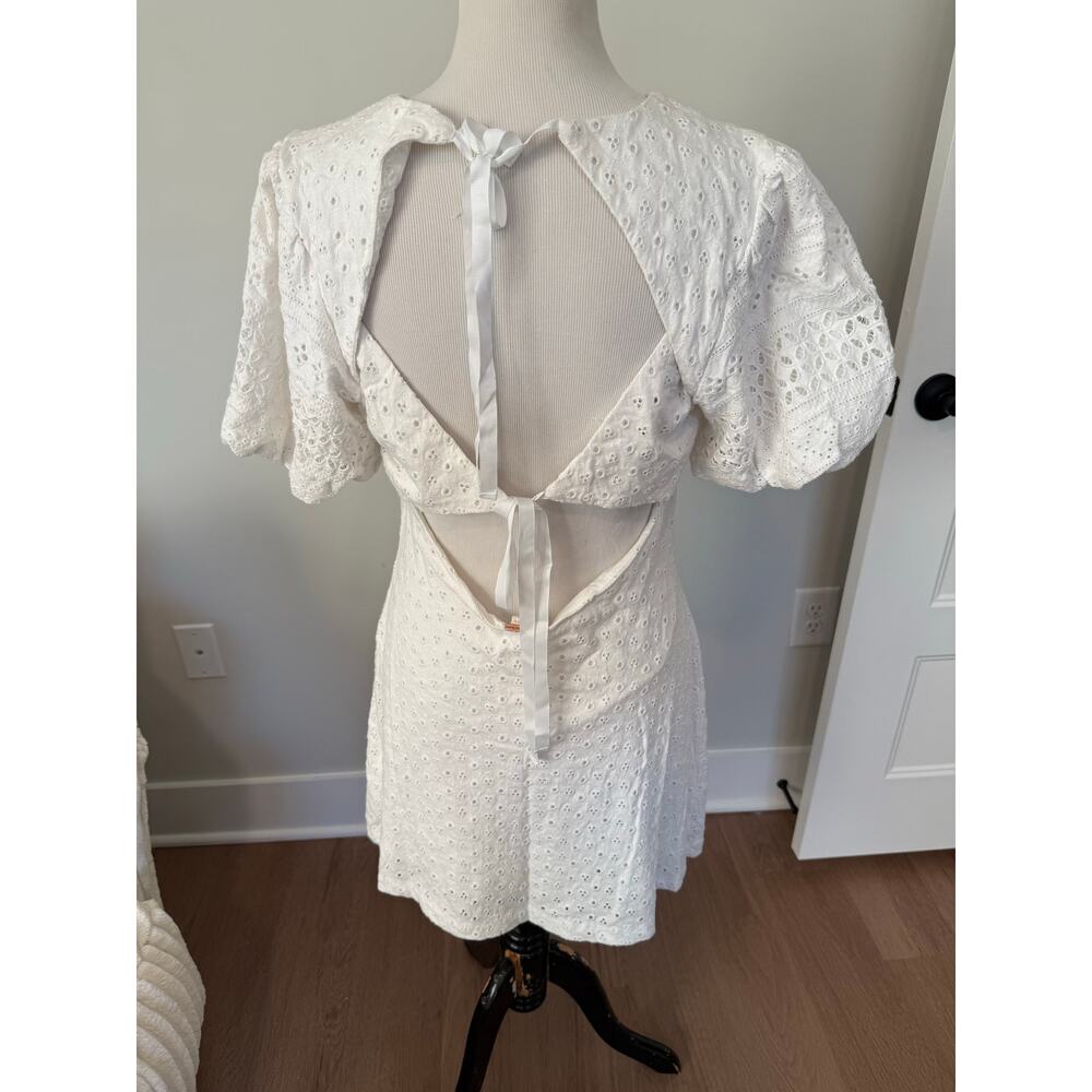 Free People White Dress- size medium